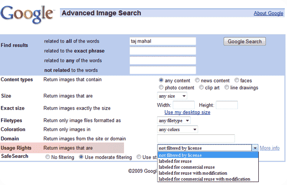 google-image-search-copyrights